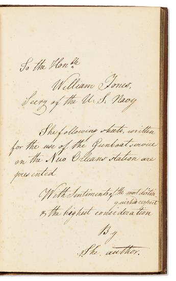 Heermann, Lewis (1779-1833) Directions for the Medicine Chest, Authors Annotated Presentation Copy.